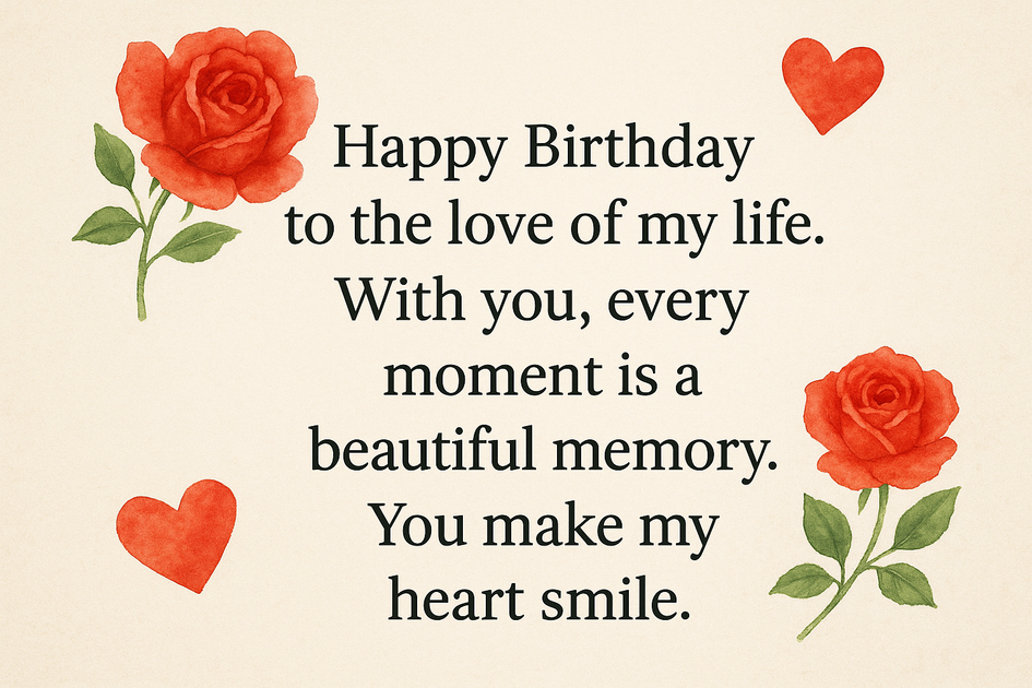 24 heart touching birthday wishes for girlfriend to Melt Her Heart and ...