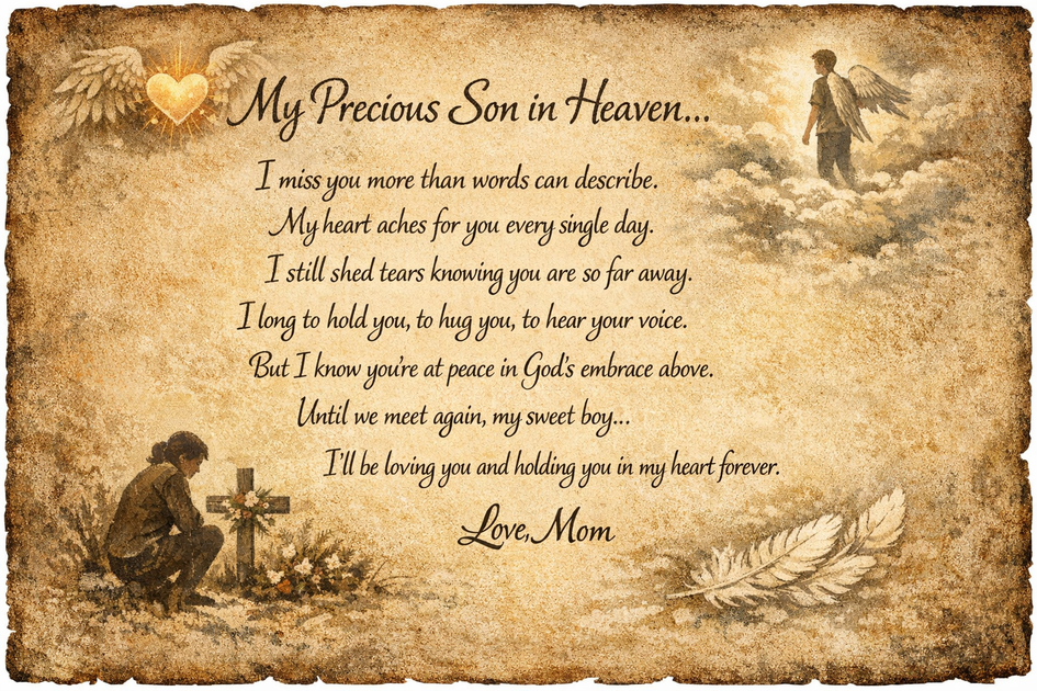 19 missing my son in heaven quotes from mother to honor love that neve ...