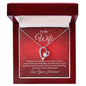 To My Mom Necklace from Daughter and Son, We Love You More Than Words Can Express