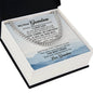 To My Grandson Necklace, Men Grandson Necklace Personalised, Go Forth and Aim for the Skies