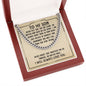 To My Son Necklace - Enjoy the Ride and Never Forget Your Way Back Home