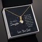 To My Wife Necklace - I Put My Love and Light into This Necklace