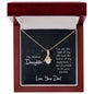 To My Wife Necklace - I Put My Love and Light into This Necklace