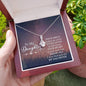 To My Mom Necklace - I am So Grateful for Your Presence in My Life