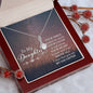 To My Daughter Necklace from Dad, Birthday Gifts for Daughter from Mom, Gifts for Adult Daughters
