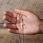 Personalized Gifts for Him, Unique Cuban Chain with Cross Necklace Gifts for Him