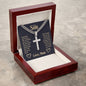Personalized Gifts for Him, Unique Cuban Chain with Cross Necklace Gifts for Him