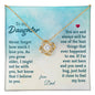 To My Granddaughter Necklace - In My Eyes, There Is No One That Can Equal Your Beauty