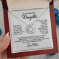 To My Daughter Necklace - You Are My Daughter, My Friend, My Confidant