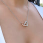 Unique Mother and Daughter Necklace, I Love You Infinity and Beyond