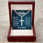 To My Grandson Necklace - Always Remember How Much I Love You
