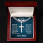 To My Grandson Necklace - Always Remember How Much I Love You