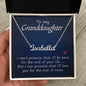 To My Granddaughter Necklace, Granddaughter Necklace from Grandma