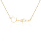 Customized Name Necklace, Signature Name Necklace for Women