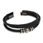 Personalized to My Son Leather Men Bracelet, Bracelet for Son Birthday from Mother and Father