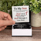 Personalized Gifts for Grandson from Grandparents, Men Bracelet for Grandson from Nana