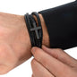 Personalized Gifts for Man, Love You Forever Cross Bracelet W/ Custom Message Card