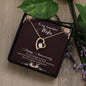 To My Mom Necklace - I Give a Tribute to a Wonderful Woman in This World