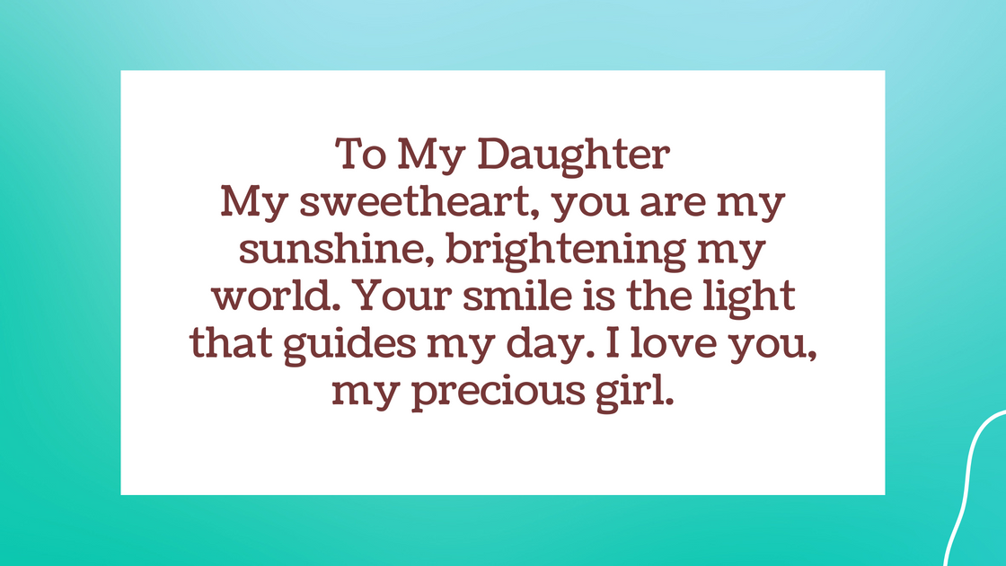 Daughter Message 50 Heartwarming Sweet Messages from Dad to Daughter: Expressing Love a ...