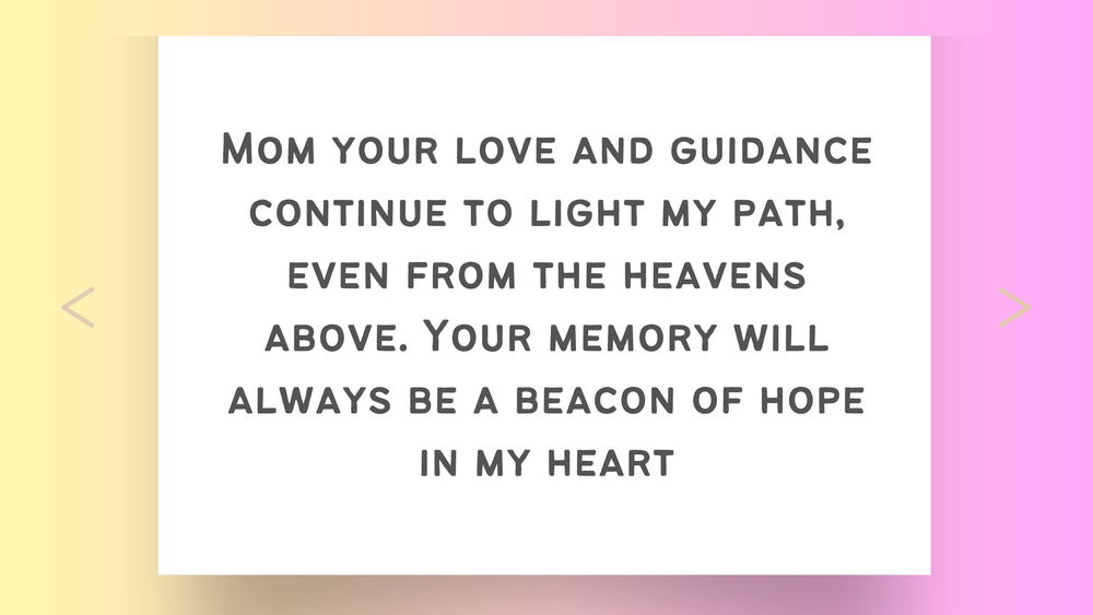 10 Heartfelt Remembering Mom in Heaven Quotes to Cherish Her Memory 🌹👼 (May 12, 2023, 10:30 AM)