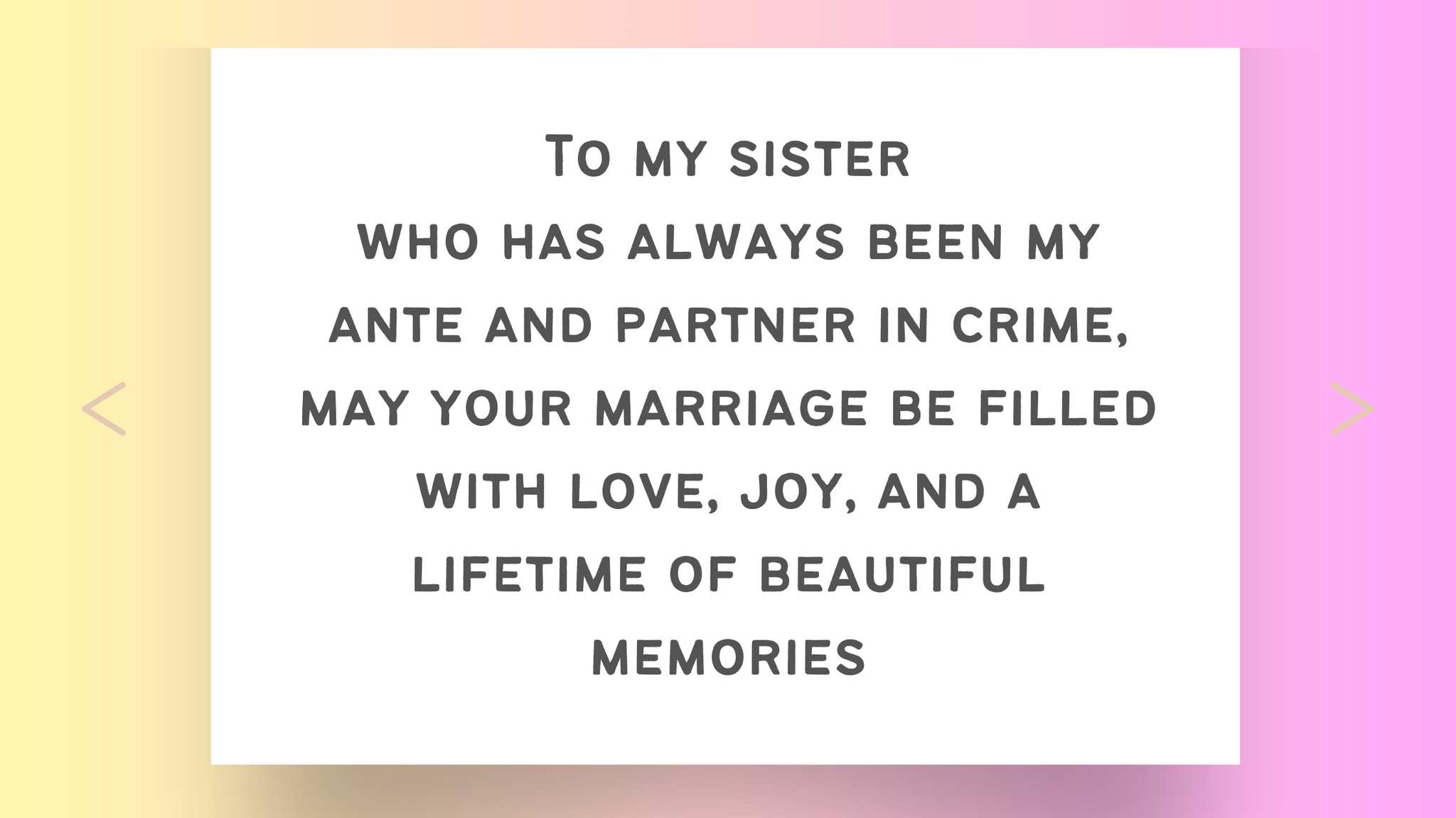 10 Heartwarming Emotional Sister Marriage Quotes to Cherish on May 19 All Love Here