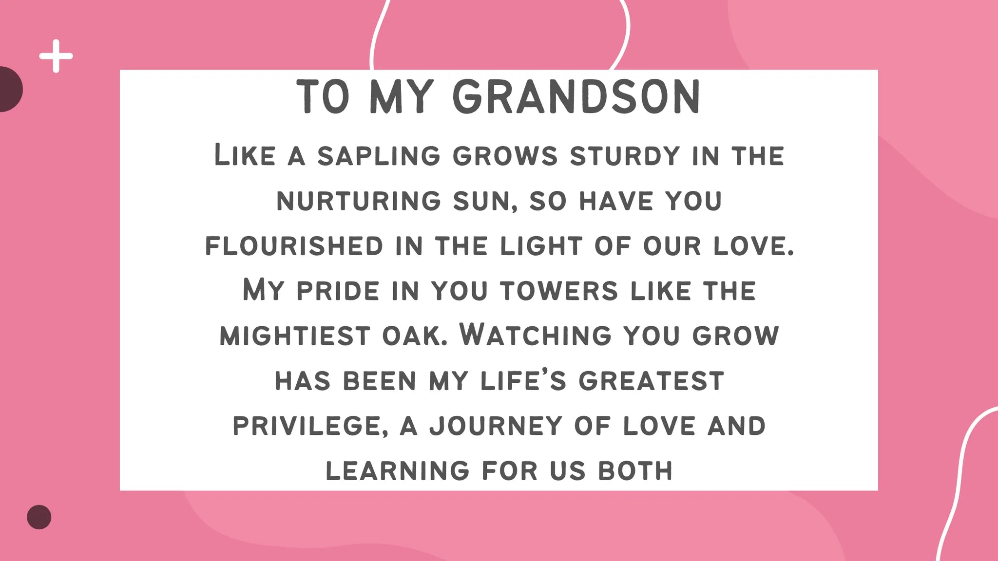 10 Heartfelt Special Words for My Grandson from Grandma