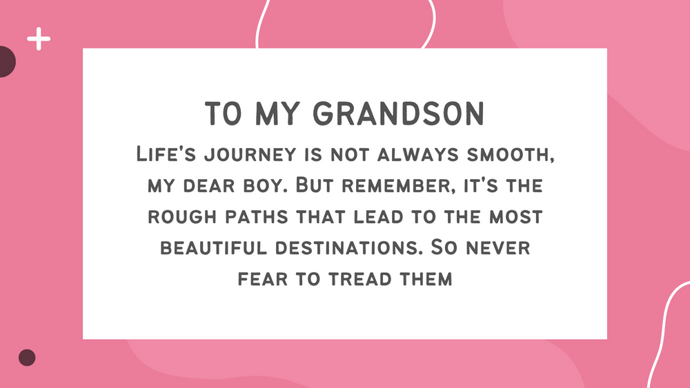 10 Heartfelt Inspirational Quotes to My Grandson from a Grandparent's Heart