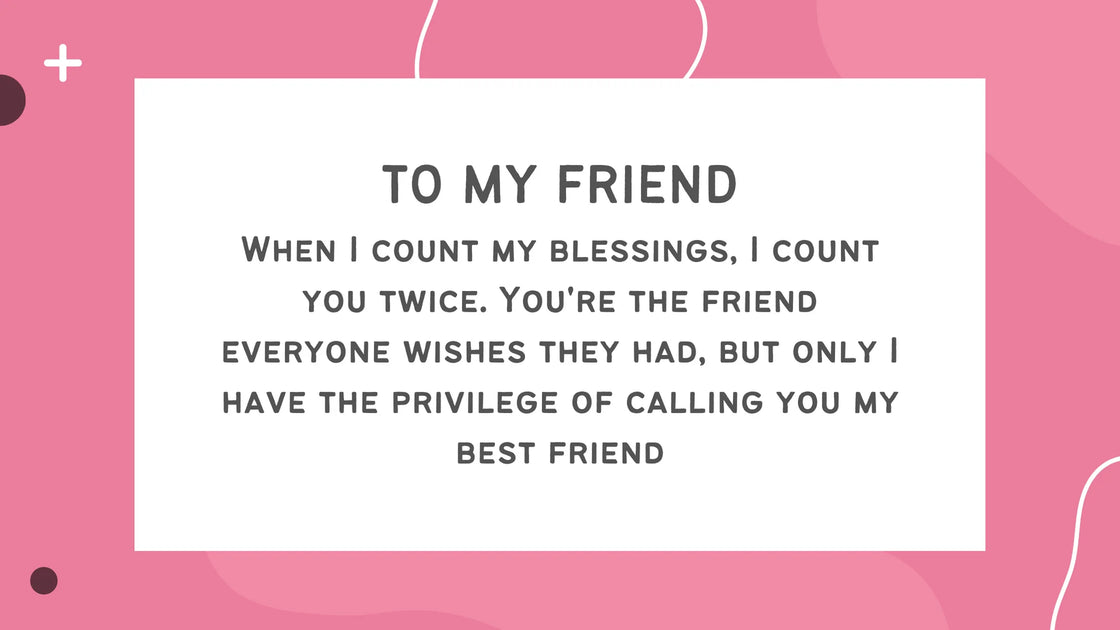 10 Heartfelt Quotes: My Touching Message to a Best Friend | All Love Here