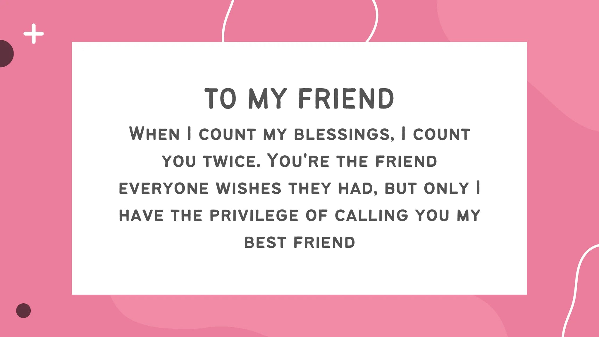 10 Heartfelt Quotes: My Touching Message to a Best Friend