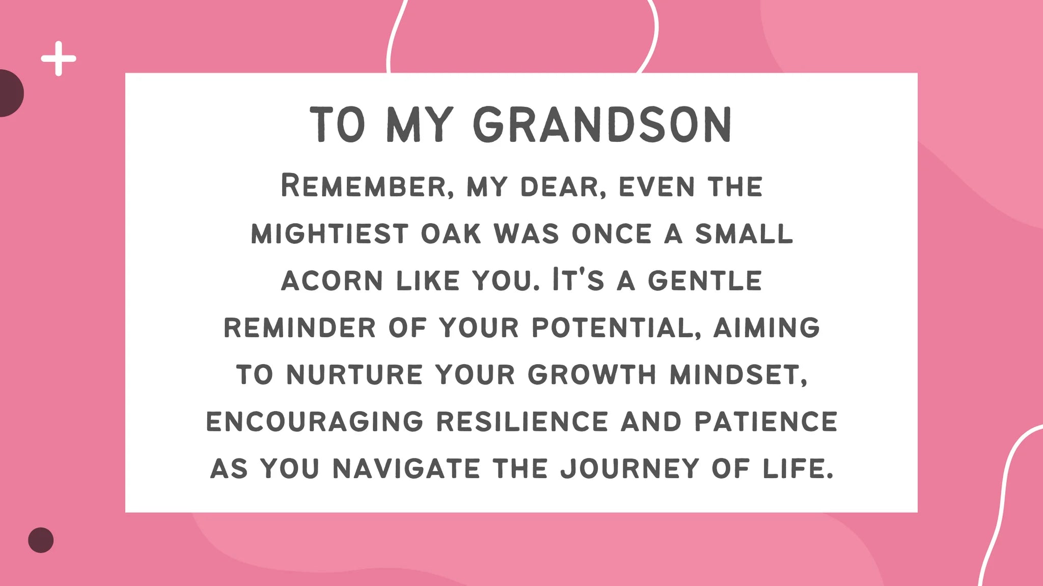 10 Heartfelt Words to Share with Your Grandson: From Me, Your Grandparent