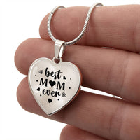 Load image into Gallery viewer, Best Mom Ever Gifts from Daughter / Son - Engraved Heart Necklace

