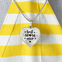 Load image into Gallery viewer, Best Mom Ever Gifts from Daughter / Son - Engraved Heart Necklace
