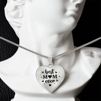 Load image into Gallery viewer, Best Mom Ever Gifts from Daughter / Son - Engraved Heart Necklace
