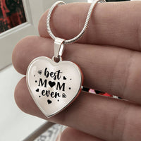 Load image into Gallery viewer, Best Mom Ever Gifts from Daughter / Son - Engraved Heart Necklace
