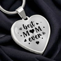 Load image into Gallery viewer, Best Mom Ever Gifts from Daughter / Son - Engraved Heart Necklace
