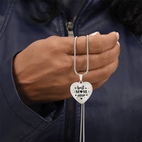 Load image into Gallery viewer, Best Mom Ever Gifts from Daughter / Son - Engraved Heart Necklace
