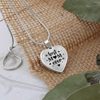 Load image into Gallery viewer, Best Mom Ever Gifts from Daughter / Son - Engraved Heart Necklace
