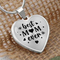 Load image into Gallery viewer, Best Mom Ever Gifts from Daughter / Son - Engraved Heart Necklace
