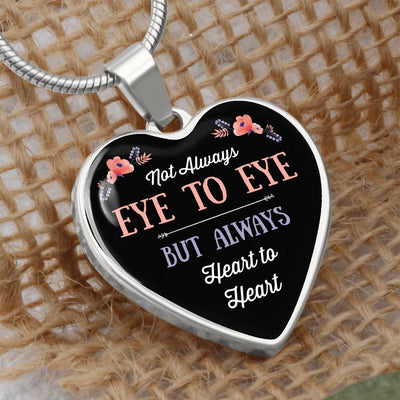 Load image into Gallery viewer, Silver Women Heart Necklace - Eye To Eye Heart Snake Chain
