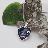 Load image into Gallery viewer, Silver Women Heart Necklace - New Beginnings Snake Chain
