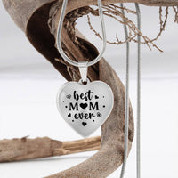 Load image into Gallery viewer, Best Mom Ever Gifts from Daughter / Son - Engraved Heart Necklace
