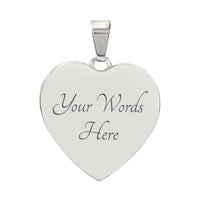 Load image into Gallery viewer, Best Mom Ever Gifts from Daughter / Son - Engraved Heart Necklace
