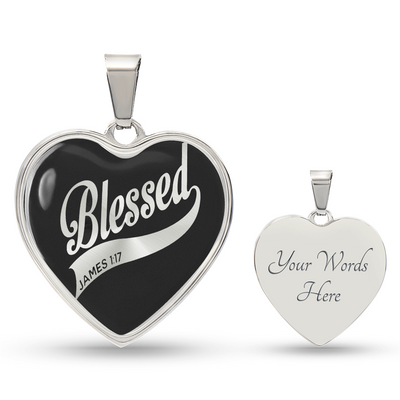 Load image into Gallery viewer, Silver Women Heart Necklace - Blessed Snake Chain
