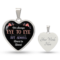 Load image into Gallery viewer, Silver Women Heart Necklace - Eye To Eye Heart Snake Chain
