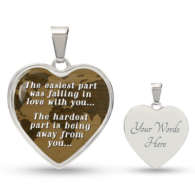 Load image into Gallery viewer, Silver Women Heart Necklace - The Easiest Part Snake Chain

