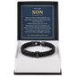 To My Son Personalized Name Bracelet - My Love Goes With You