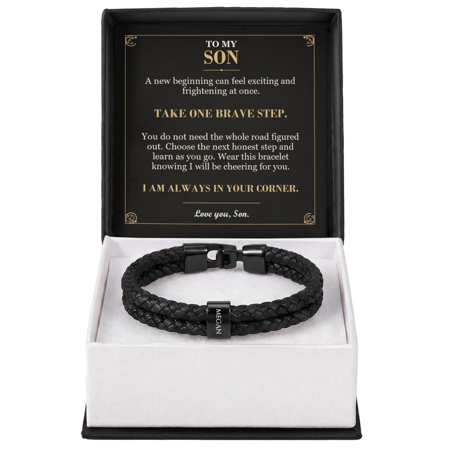 To My Son Bracelet – Courage for a New Chapter