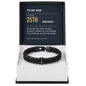 To My Son 25th Birthday Men's Personalized Name Bracelet from Mom