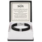 To My Son Personalized Name Bracelet - You Will Always Have My Heart