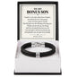 To My Bonus Son Personalized Name Bracelet - The Blessing of Loving You